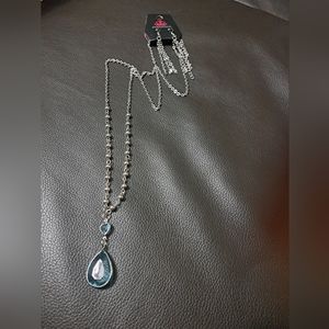 Blue stone necklace